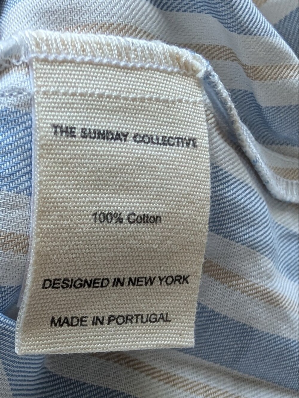 NWT The Sunday Collective Kids Sunday Skirt Blue Stripe 8-9Y Elastic Waist - Picture 5 of 5